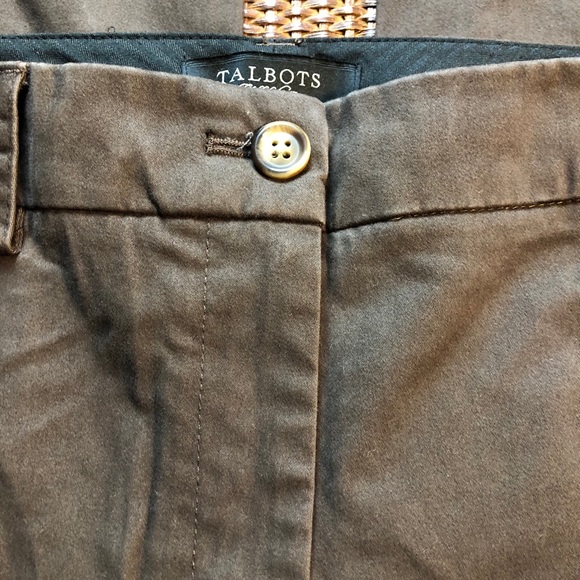 Brown Talbots Signature Flare Pants Size 10 NEW - Picture 7 of 16